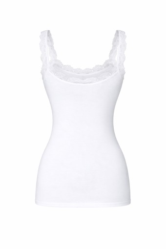 PINARCA ÇAMAŞIR - Pınarca Kadın Kalın Askılı Dantelli Modal Atlet (1)