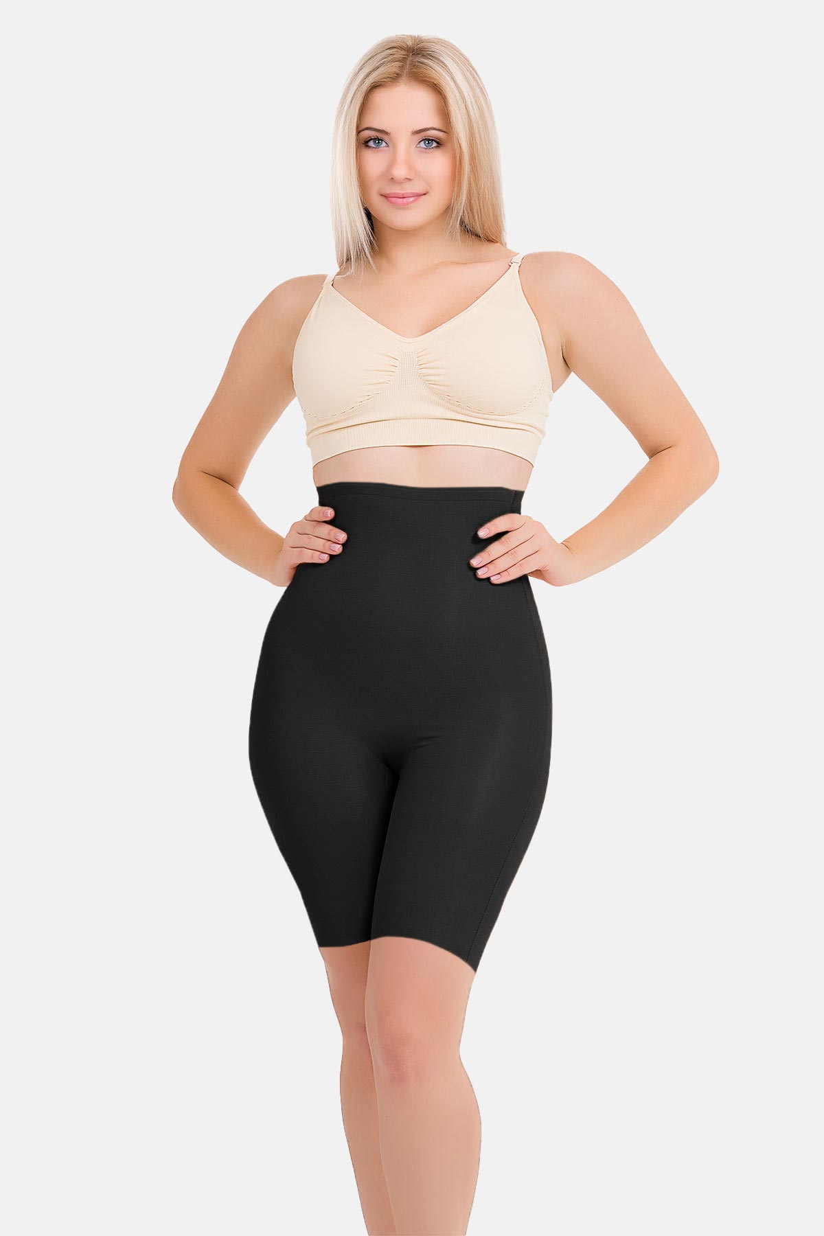 Pınarca Kadın Korse Boxer Lazer Kesim Yüksek Bel - Thumbnail