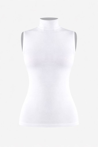 PINARCA ÇAMAŞIR - Pınarca Kadın Modal Balıkçı Yaka Sıfır Kol Atlet