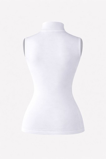 PINARCA ÇAMAŞIR - Pınarca Kadın Modal Balıkçı Yaka Sıfır Kol Atlet (1)