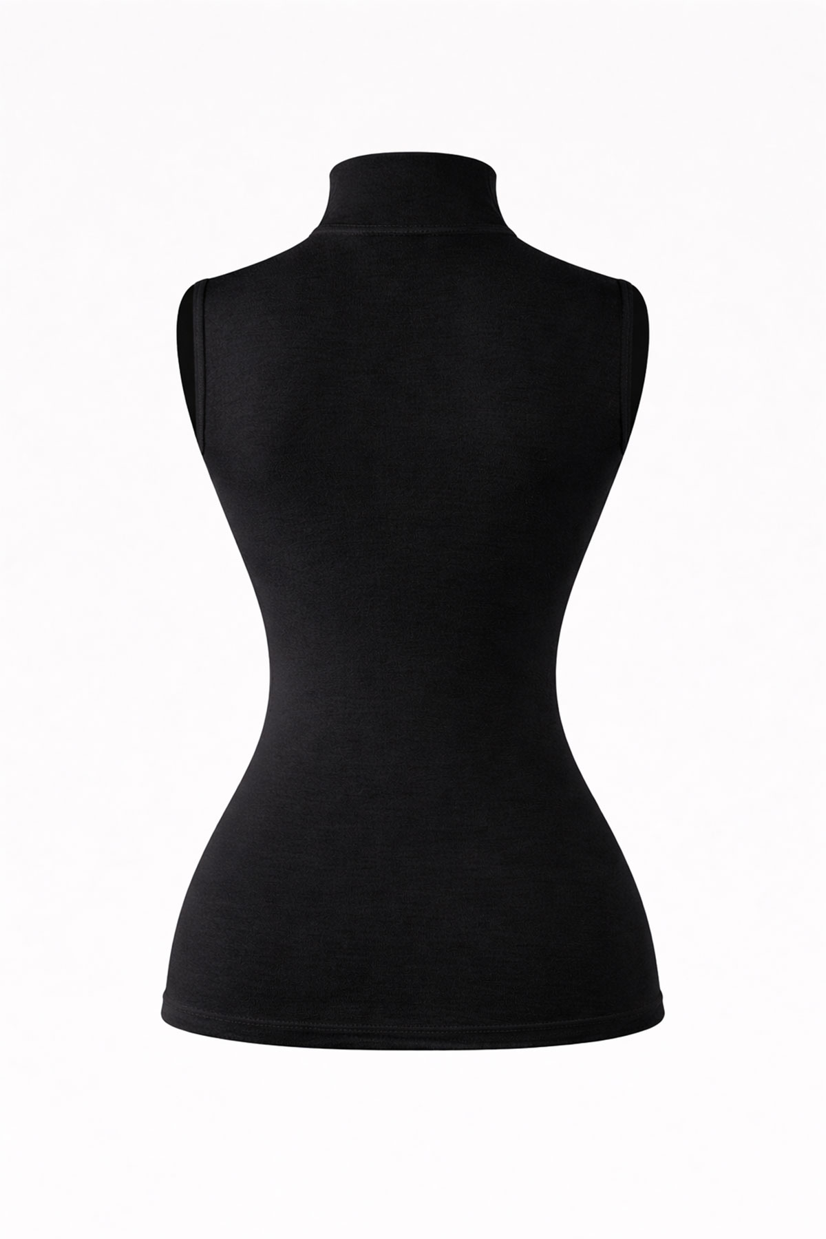 Pınarca Kadın Modal Balıkçı Yaka Sıfır Kol Atlet - Thumbnail