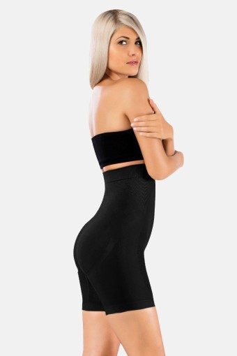 PINARCA KORSE - Pınarca Kadın Paçalı Korse Mideli Toparlayıcı - Siyah - 3XL (1)