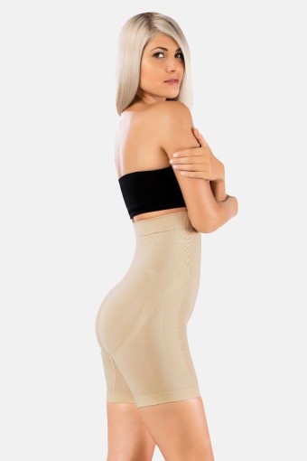 PINARCA KORSE - Pınarca Kadın Paçalı Korse Mideli Toparlayıcı - Ten - 3XL (1)