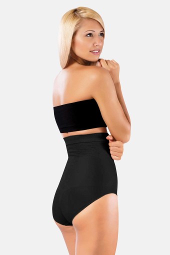 PINARCA KORSE - Pınarca Kadın Slip Korse Yüksek Bel - Siyah - 2XL (1)