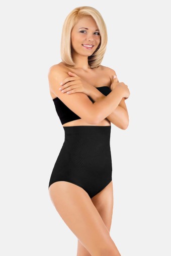 PINARCA KORSE - Pınarca Kadın Slip Korse Yüksek Bel - Siyah - XL