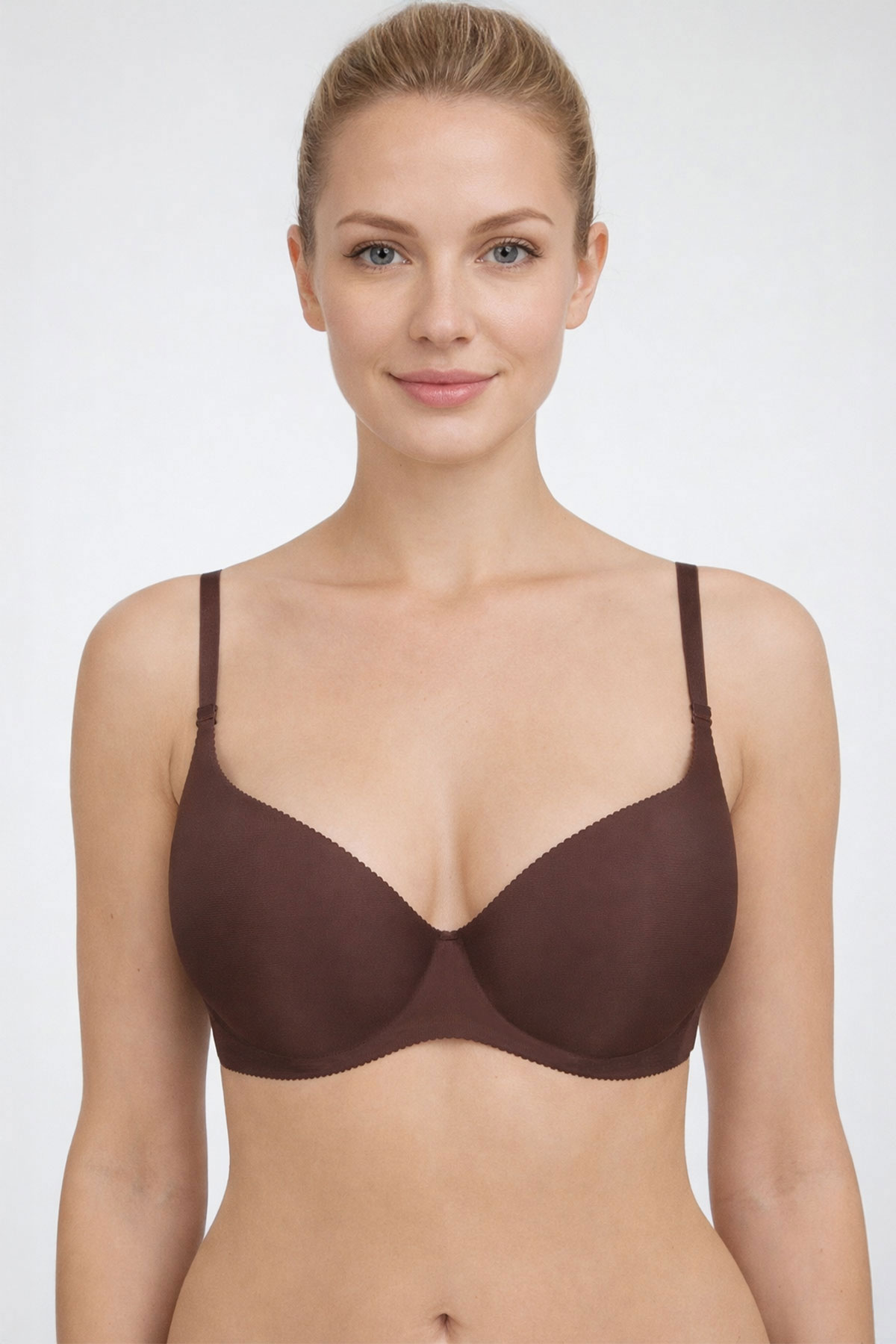 Pınarca Kadın Sütyen Lazer Kesim Yarım Destekli - Thumbnail