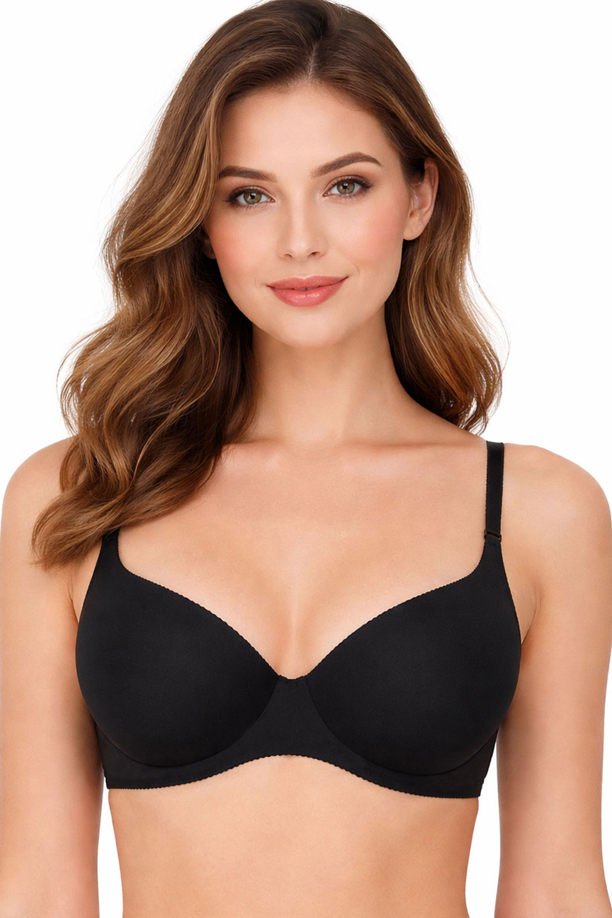 Pınarca Kadın Sütyen Lazer Kesim Yarım Destekli - Thumbnail