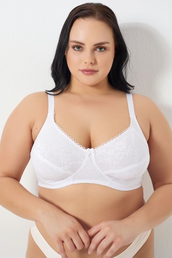 PINARCA SÜTYEN - Pınarca Kadın Toparlayıcı Sütyen Minimizer Balensiz Penye Dantelli (1)