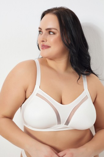 PINARCA SÜTYEN - Pınarca Kadın Toparlayıcı Sütyen Minimizer Transparan Detaylı