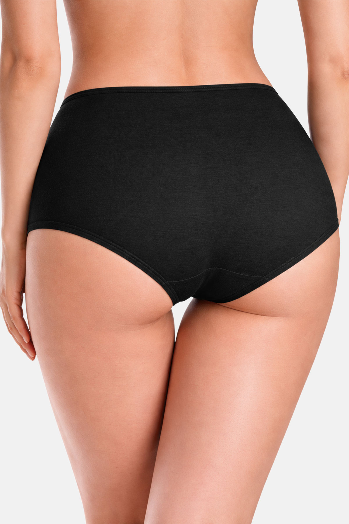 Pınarca Kadın Yüksek Bel Bato Külot Likralı Pamuk - Thumbnail