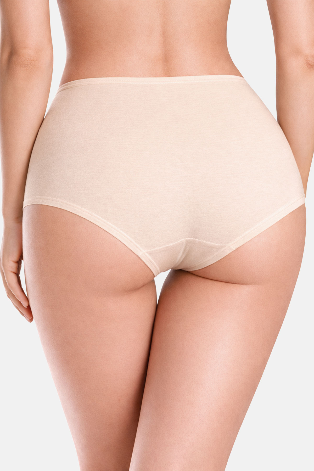 Pınarca Kadın Yüksek Bel Bato Külot Likralı Pamuk - Thumbnail