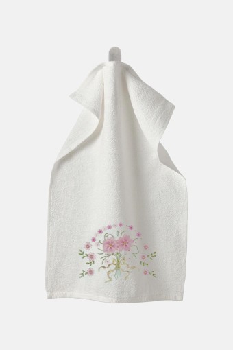 PINARCA HAVLU - Pınarca Mutfak Havlusu Kadife Elişi Nakışlı Havlu 30x50 (1)