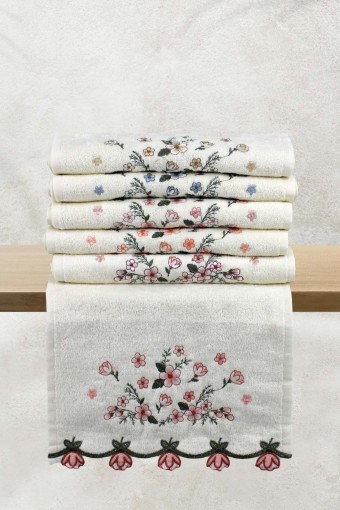 PINARCA HAVLU - Pınarca Sırma Nakışlı Mutfak Havlusu 30x50