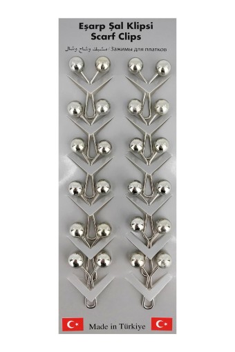 PİR İNCİ - Pir İnci Eşarp Klips Küçük İnci Model (1)