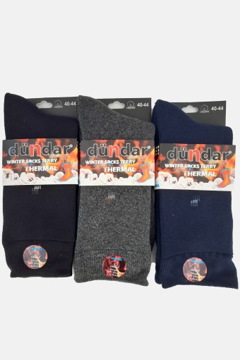 DÜNDAR - Dündar Plus Erkek Havlu Termal Soket Çorap