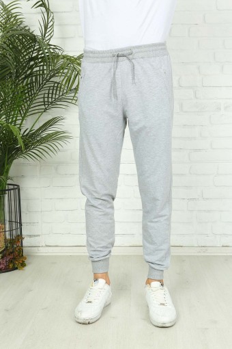 POGI - Pogi Erkek Tek Alt Eşofman - Gri (1)