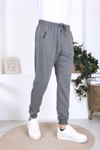 POGI - Pogi Erkek Tek Alt Eşofman - Koyu Gri (1)