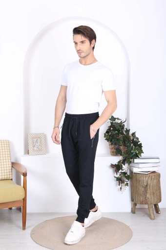 POGI - Pogi Erkek Tek Alt Eşofman - Lacivert