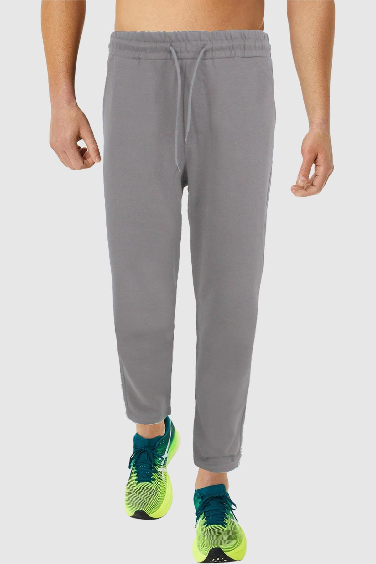 Pogi Erkek Tek Alt Uzun Eşofman - Siyah - Thumbnail