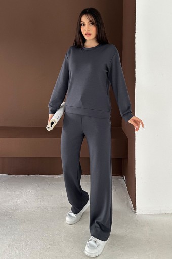 POGI - Pogi Kadın Eşofman Takımı - Füme