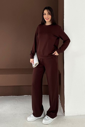 POGI - Pogi Kadın Eşofman Takımı - Kahve