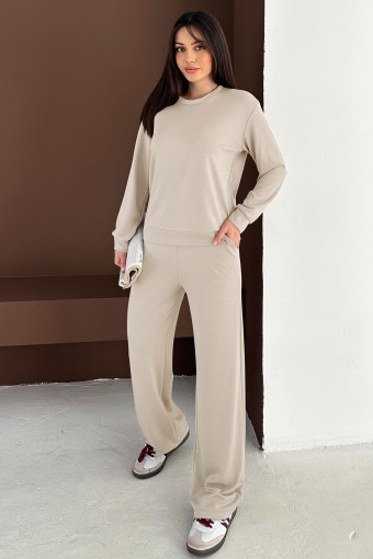 POGI - Pogi Kadın Eşofman Takımı - Krem