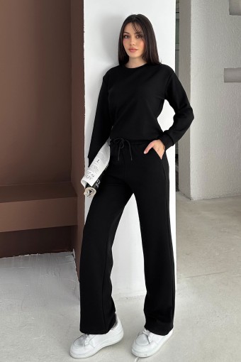 POGI - Pogi Kadın Eşofman Takımı - Siyah