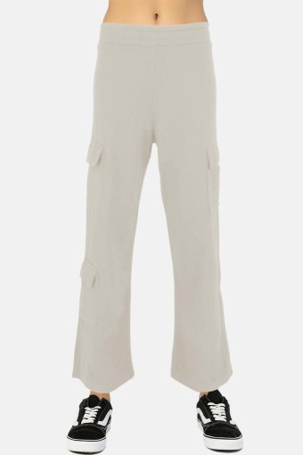 POGI - Pogi Kadın Tek Alt Eşofman - Krem