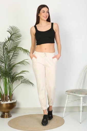 POGI - Pogi Kadın Tek Alt Pijama Uzun - Yeşil