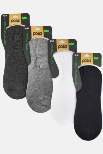 POLA - Pola Erkek Bambu Sneaker Çorap