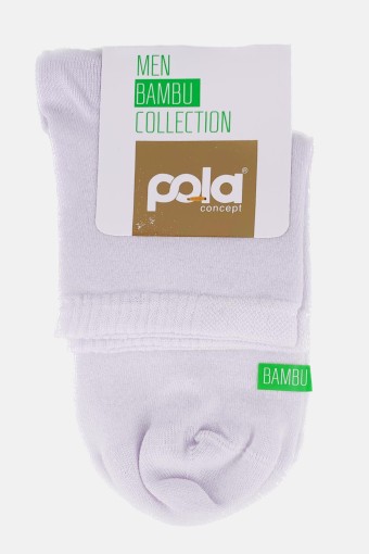 POLA - Pola Erkek Bambu Yarım Konç Çorap (1)