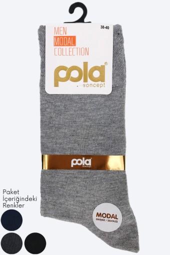 POLA - Pola Erkek Garson Soket Çorap Modal