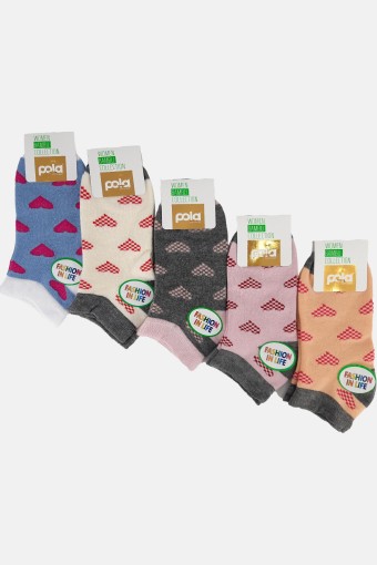 POLA - Pola Kadın Bambu Patik Çorap (1)