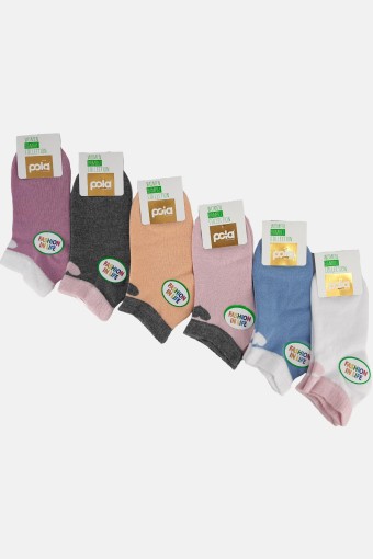 POLA - Pola Kadın Bambu Patik Çorap (1)