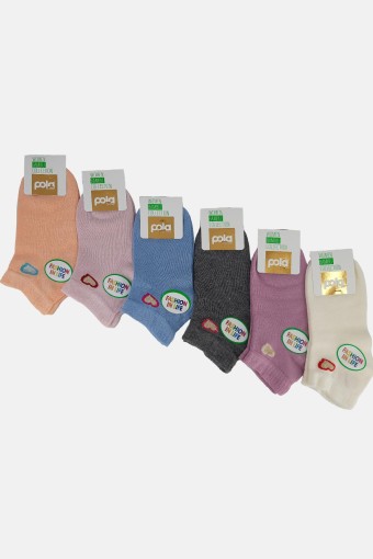 POLA - Pola Kadın Bambu Patik Çorap (1)