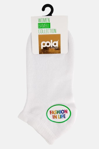 POLA - Pola Kadın Bambu Patik Çorap (1) POLA - Pola Kadın Bambu Patik Çorap (1)