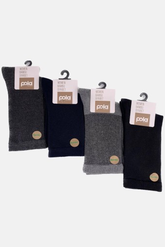POLA - Pola Kadın Bambu Şeker Soket Çorap