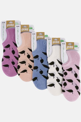 POLA - Pola Kadın Bambu Sneaker Çorap