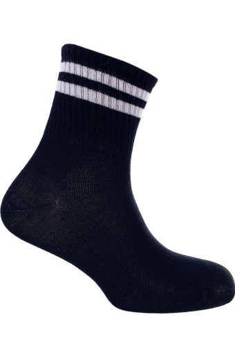 POLA - Pola Kadın Bambu Tenis Çemberli Yarım Konç Çorap