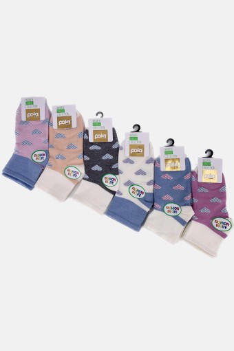 POLA - Pola Kadın Bambu Yarım Konç Çorap