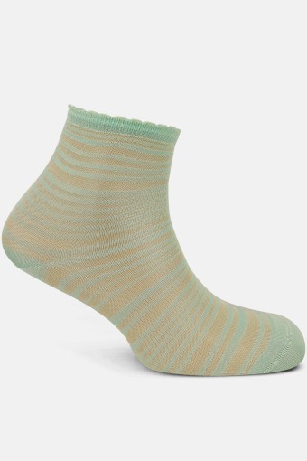 POLA - Pola Kadın Floş Yarım Konç Çorap (1)