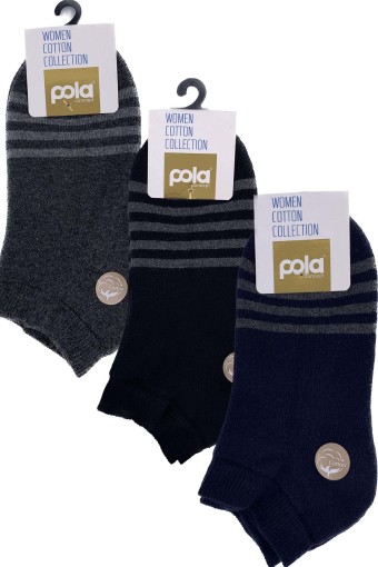 POLA - Pola Kadın Havlu Patik Çorap (1)