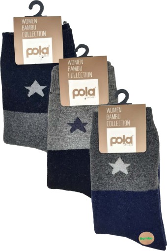 POLA - Pola Kadın Penye Havlu Soket Çorap (1)