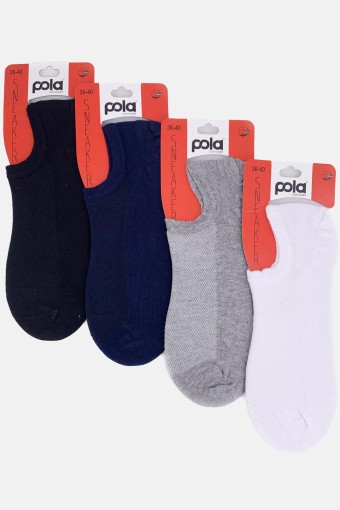 POLA - Pola Kadın Penye Sneaker Çorap