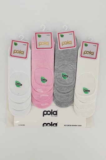 POLA - Pola Kız Çocuk Suba Çorap Bambu İzel