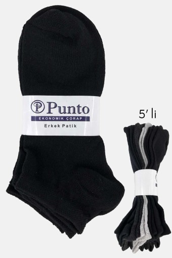 SAMMY - Punto Erkek Patik Çorap Pamuklu 5 'li SAMMY - Punto Erkek Patik Çorap Pamuklu 5 'li