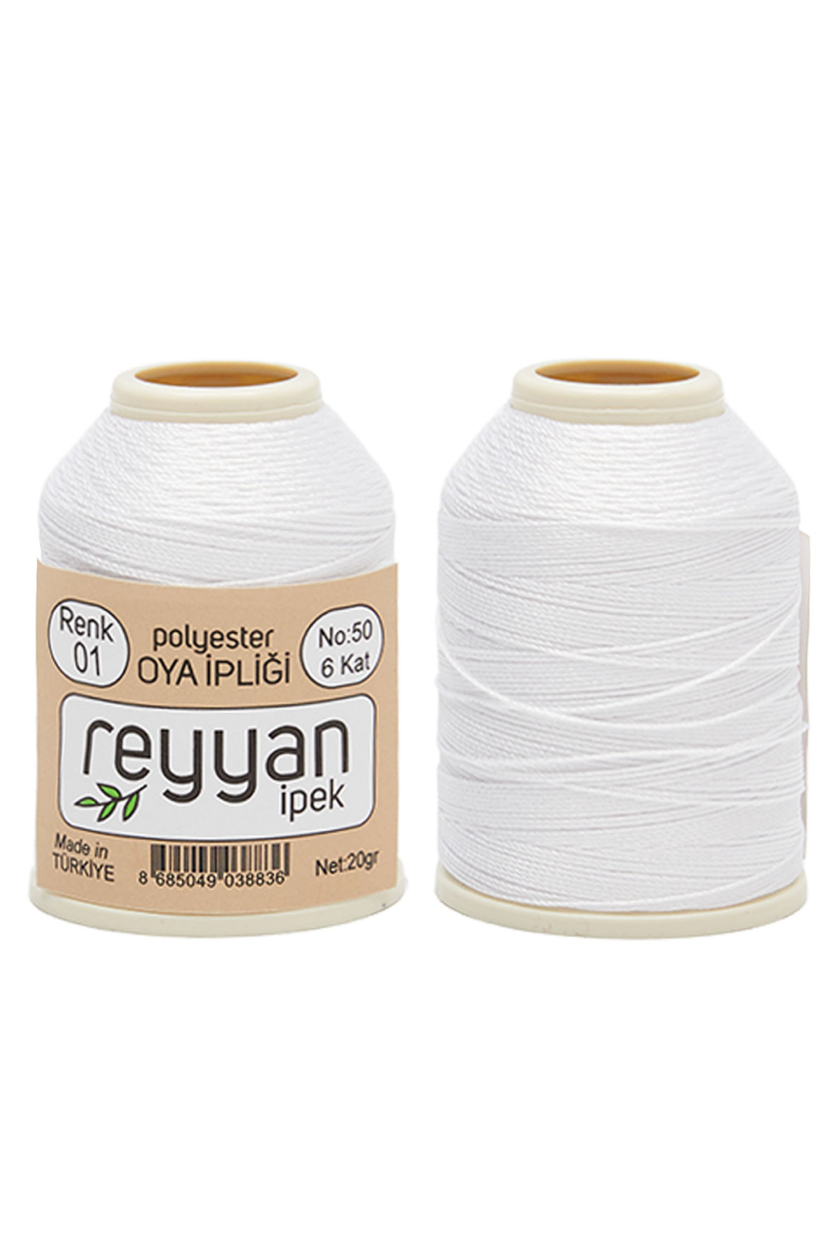 Reyyan Dantel İpliği 20 Gr No:50 6 Kat Polyester - Thumbnail