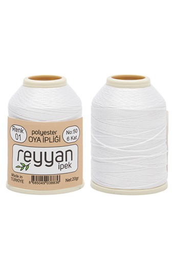 REYYAN - Reyyan Dantel İpliği 20 Gr No:50 6 Kat Polyester