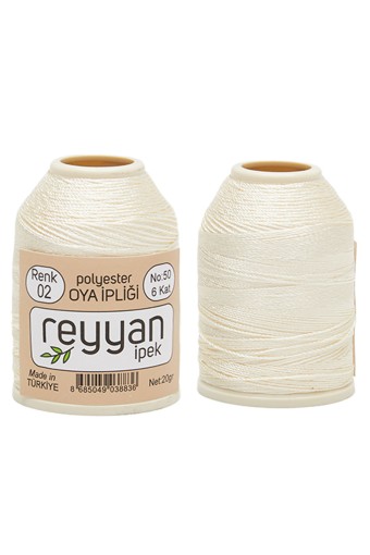 REYYAN - Reyyan Dantel İpliği 20 Gr No:50 6 Kat Polyester (1)