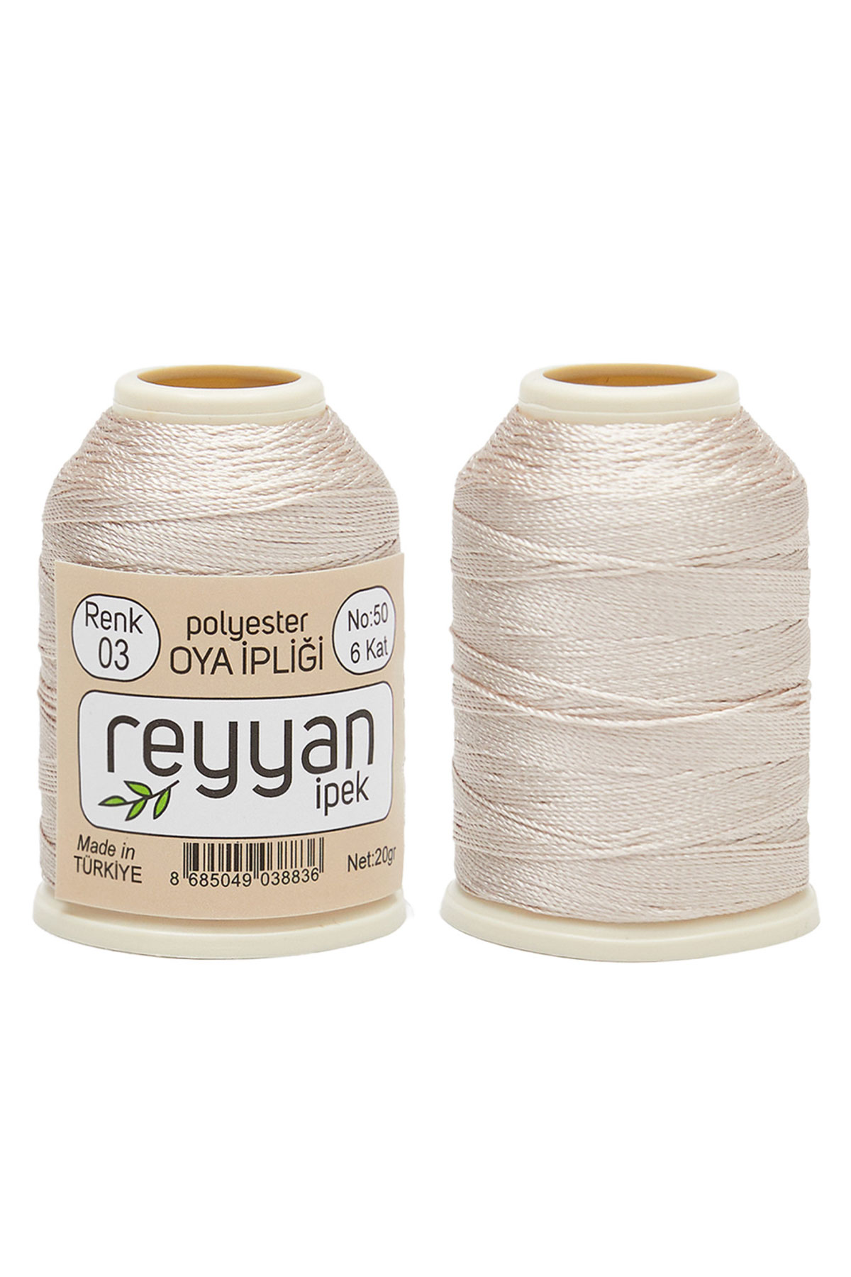 Reyyan Dantel İpliği 20 Gr No:50 6 Kat Polyester - Thumbnail